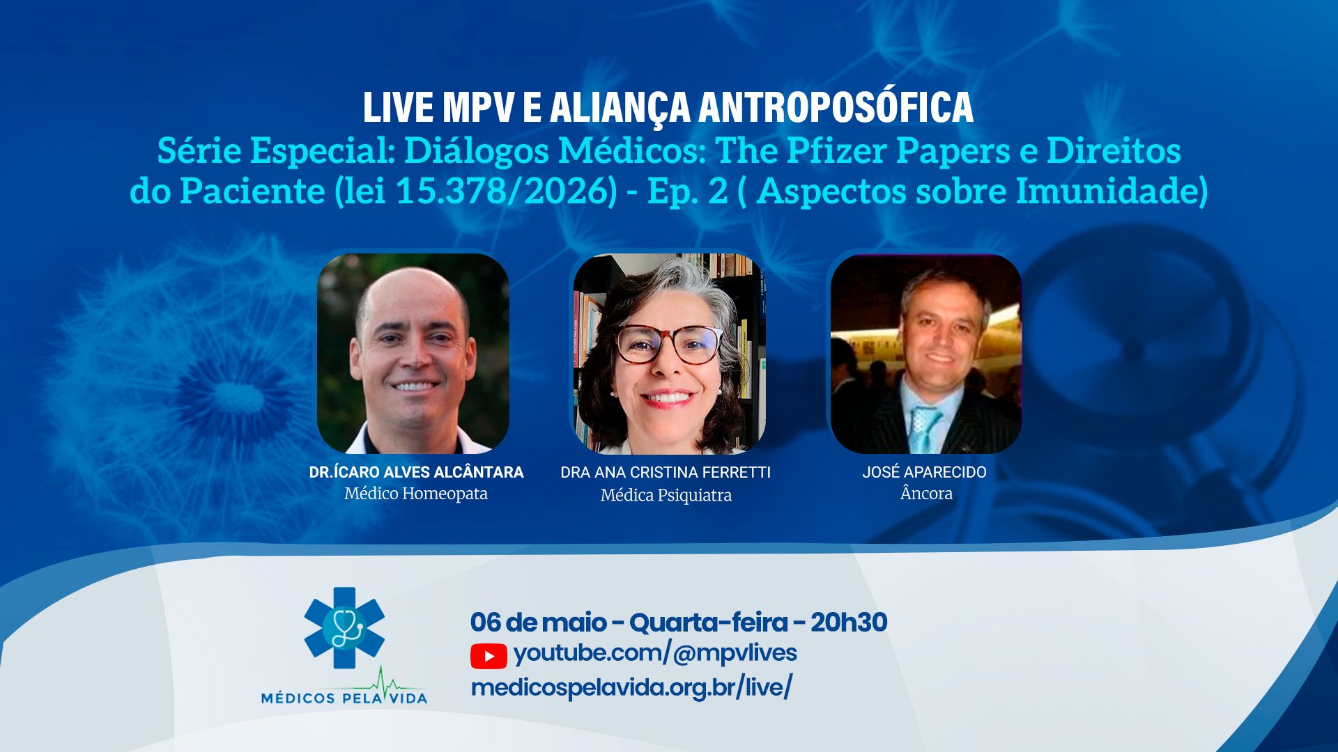 Card live especial de 06 de maio 1