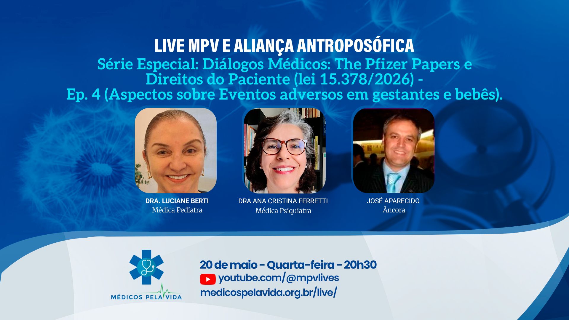 Card live especial de 20 de maio de 2026